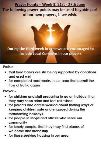 Prayer 21 June